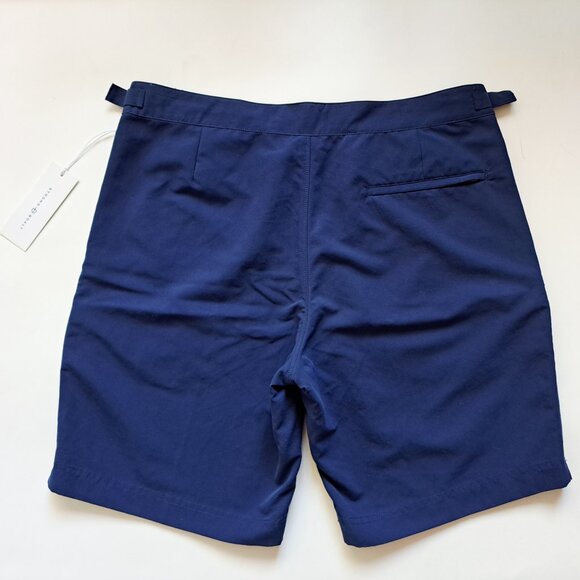New Men's Strong Boalt Navy Blue Swim Trunks Hybrid Shorts Size 32 - Picture 7 of 10